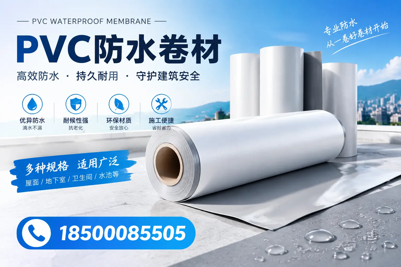 如何选择适合的PVC防水卷材？专家为您解答陵水的需求