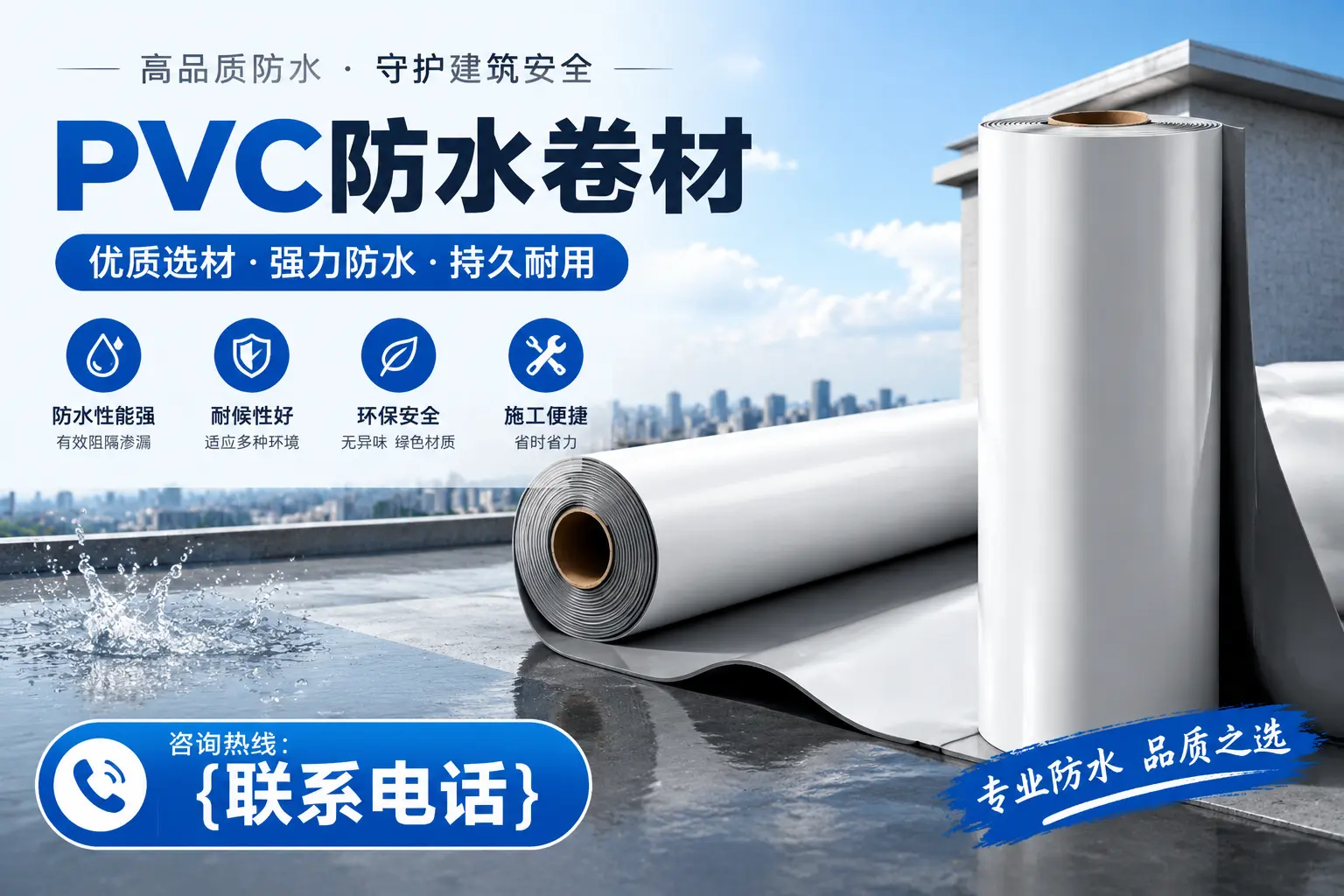 PVC防水卷材的选购技巧与注意事项，助您在陵水找到合适产品